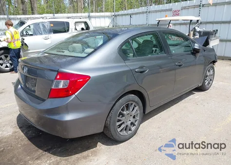 2012 Honda Civic Ex from USA, damaged, VIN 19XFB2F85CE100166